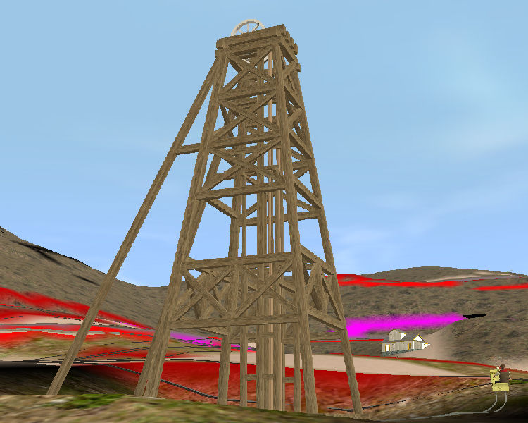 Model of Head frame in Trainz