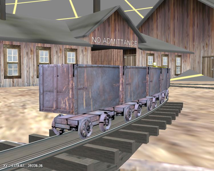 Screenshot of ore car