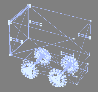 Model seen as Wireframe