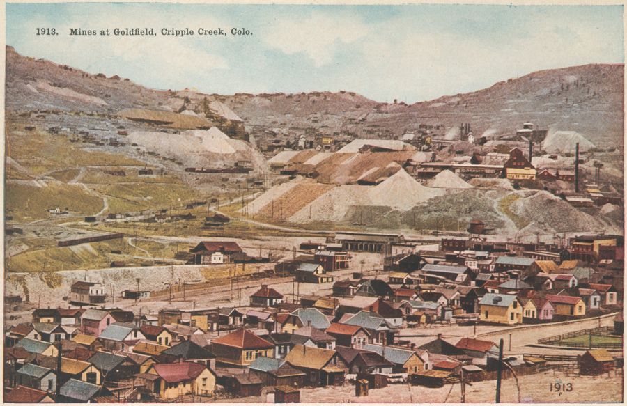 View towards Goldfield and its mines