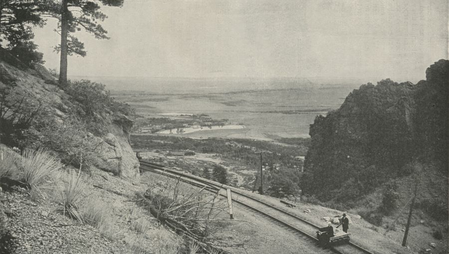 View from Point Sublime towards the Broadmoor