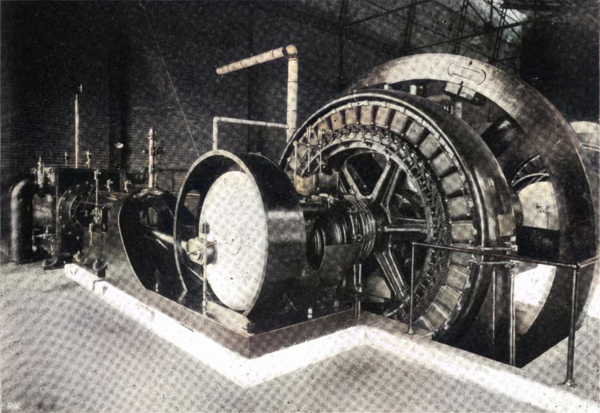 One of the Large Generating Units. Colorado Electric Power Co.'s Powerplant, Canon City.