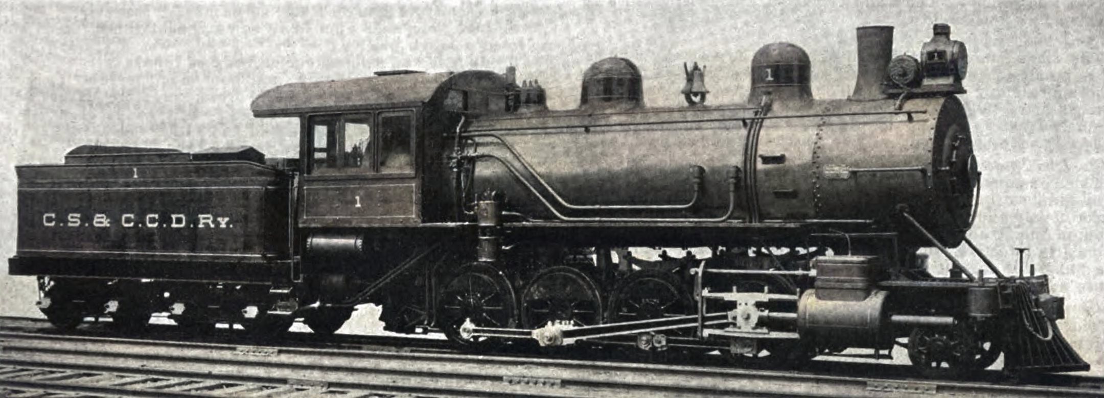 Schenectady Freight Locomotive - Colorado Springs & Cripple Creek District Railway No. 1