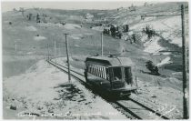 Trolley on Low Line About 1905 [Near the Big Cut on the Low Line North of Anaconda]