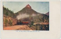 St. Peter's Dome, on the Cripple Creek Short Line