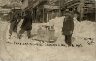 How Fraziers Delivered Groceries. Dec., 6, 1913. Victor Colo.