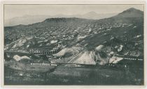 Cripple Creek Colo - Looking down Poverty Gulch At the Short Line Trestle By the Gold King Mine