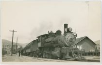 Midland Terminal Engine #55 on Excursion Train at Yard in Cripple Creek