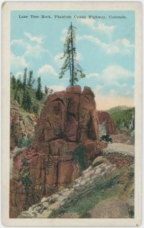Lone Tree Rock, Phantom Canon Highway, Colorado.