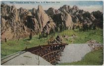 Cathedral Rocks, Clyde Park, C. C. Short Line, Colo.