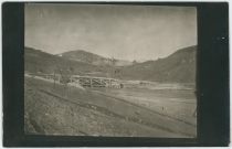 A View at the Slime Dam East of the Independence Mill, with Bull Hill/Bull Cliffs in the Distance