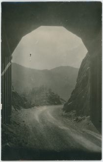 View Out of Tunnel Along Corley Mountain Road, Former Short Line