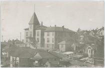 Garfield School, 5th Street and Houses in Victor, Colorado