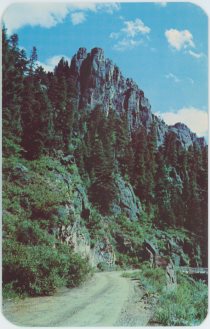 Cliffs in Phantom Canon on Hwy. 67 from Cripple Creek and the Pikes Peak Region to the Royal Gorge and Canon City.